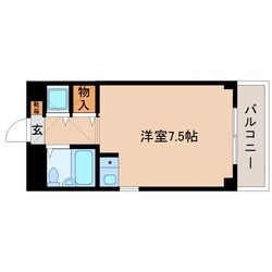 近鉄郡山駅 徒歩5分 2階の物件間取画像